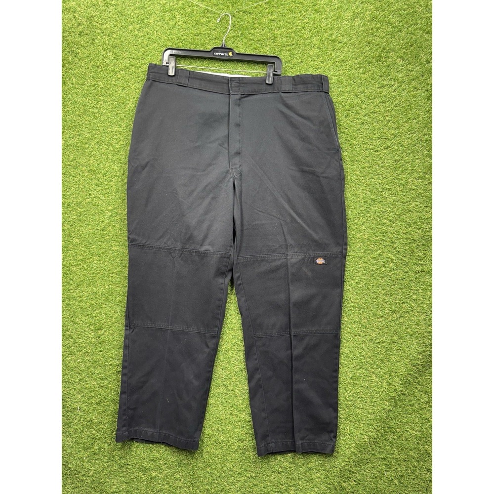 Dickies Work Pants Mens 44x32 Relaxed Fit Utility Workwear Mechanic Black